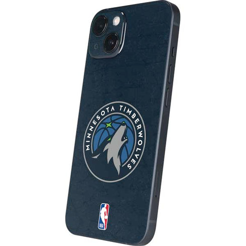 NBA Minnesota Timberwolves Distressed iPhone 13 Skin